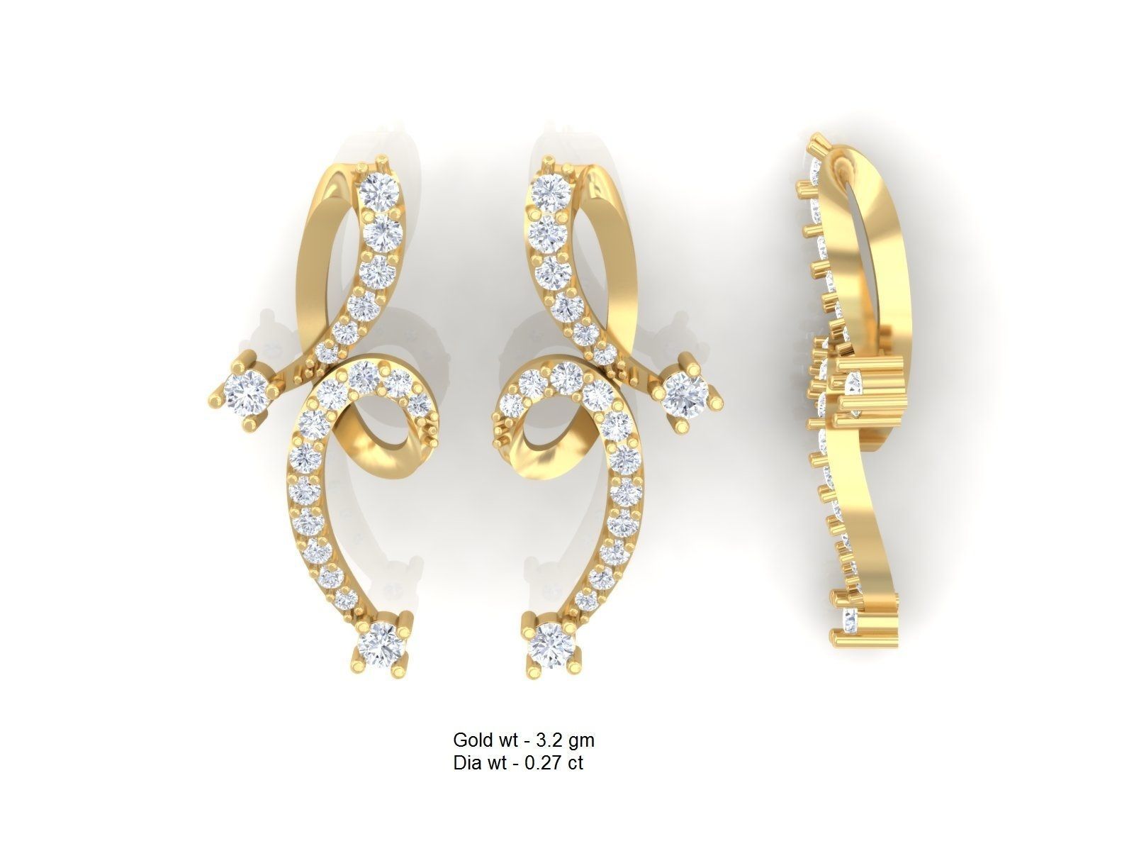 BULK-3DM-With Gems-RING 333 Files 3D print model_86