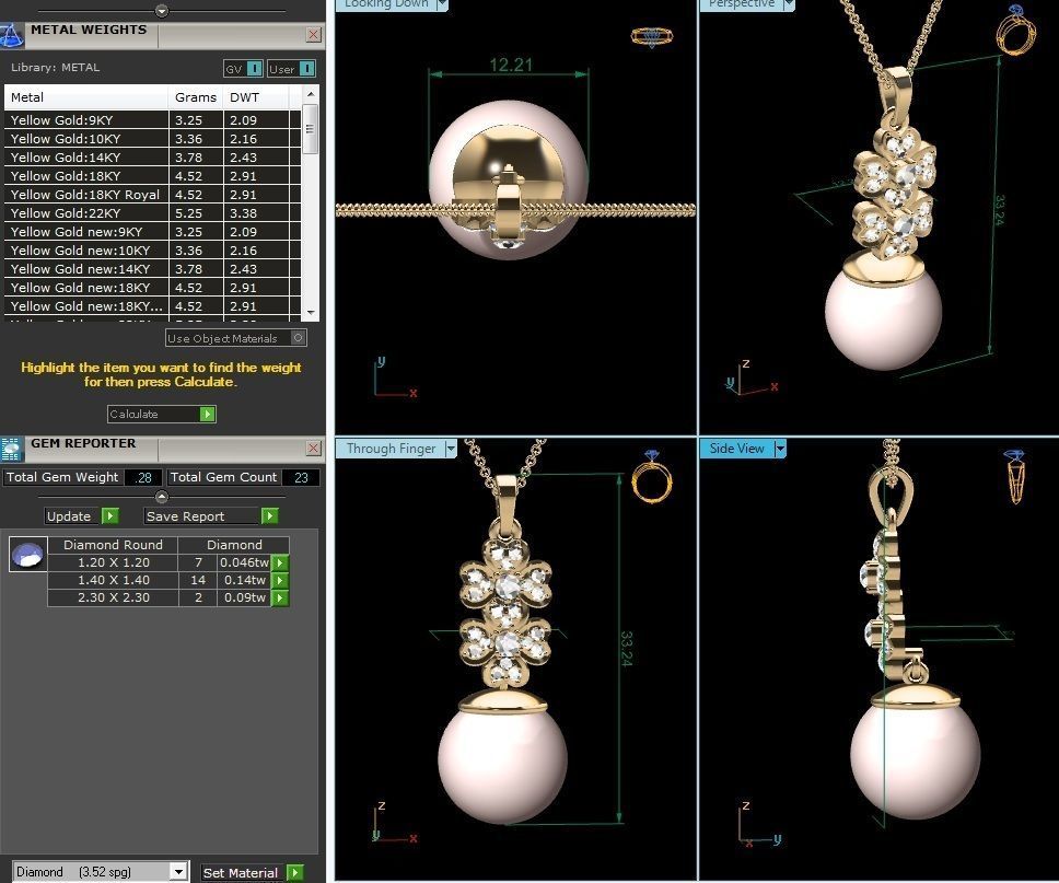 BULK-3DM-With Gems-RING 333 Files 3D print model_37