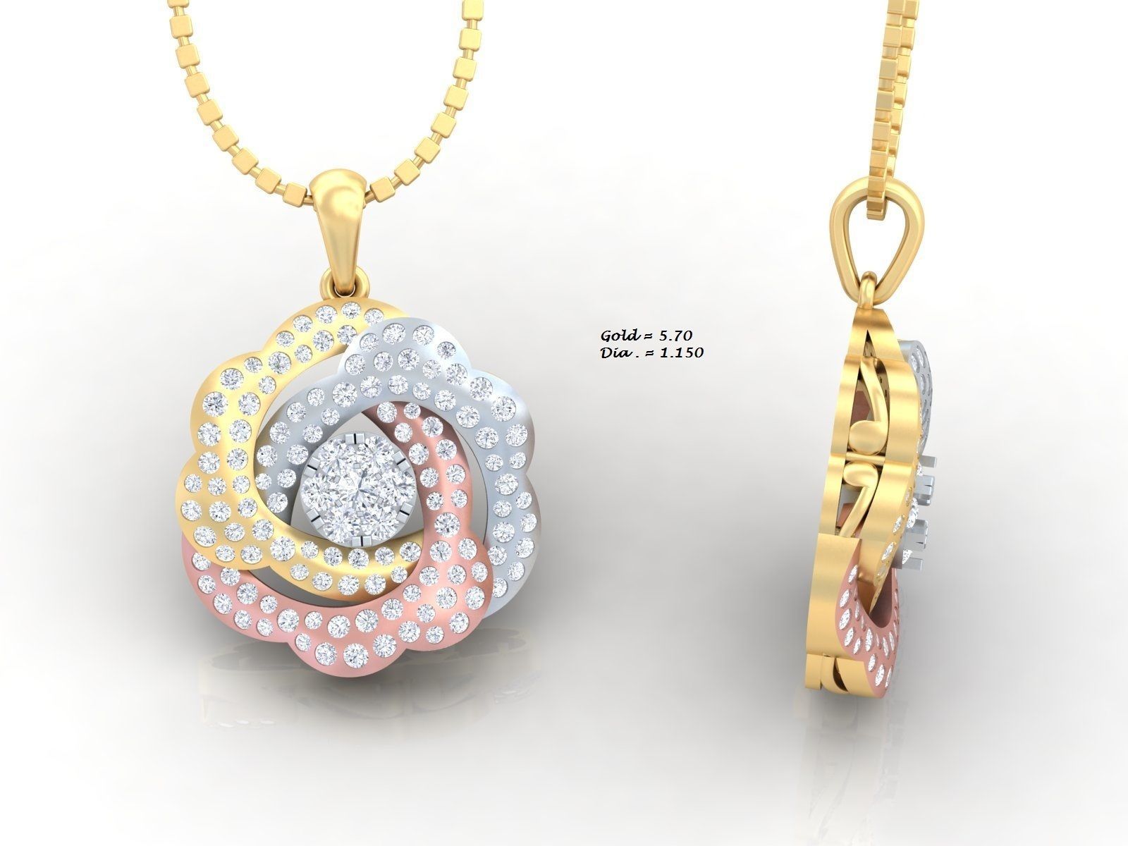 BULK-3DM-With Gems-RING 333 Files 3D print model_465