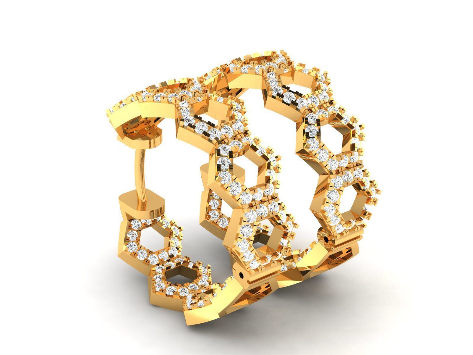 BULK-3DM-With Gems-RING 333 Files 3D print model_391