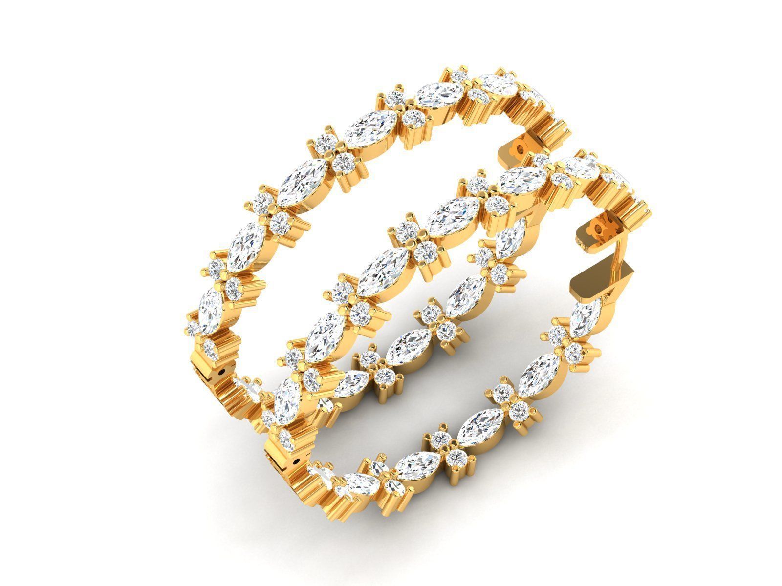 BULK-3DM-With Gems-RING 333 Files 3D print model_366