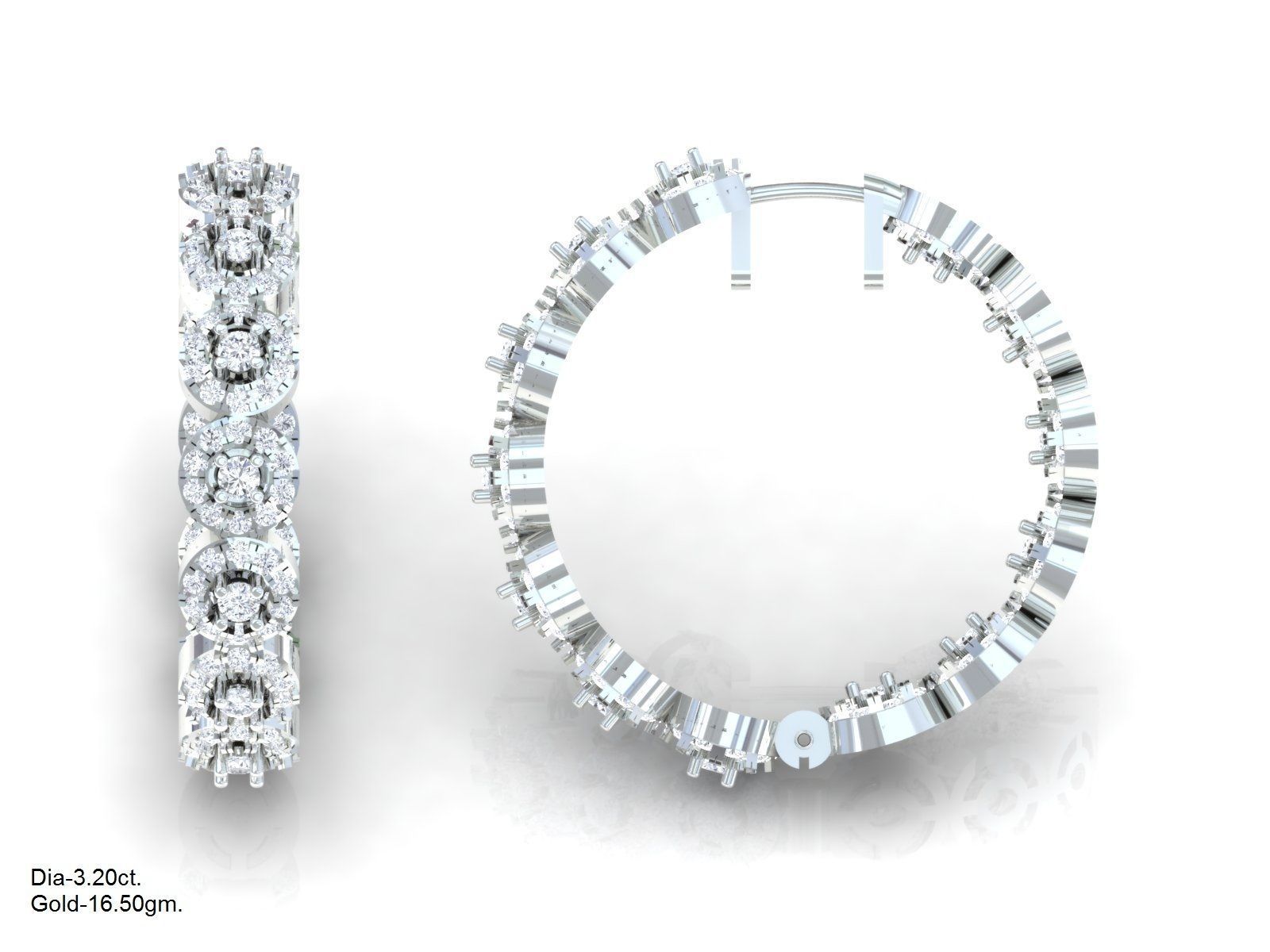 BULK-3DM-With Gems-RING 333 Files 3D print model_379