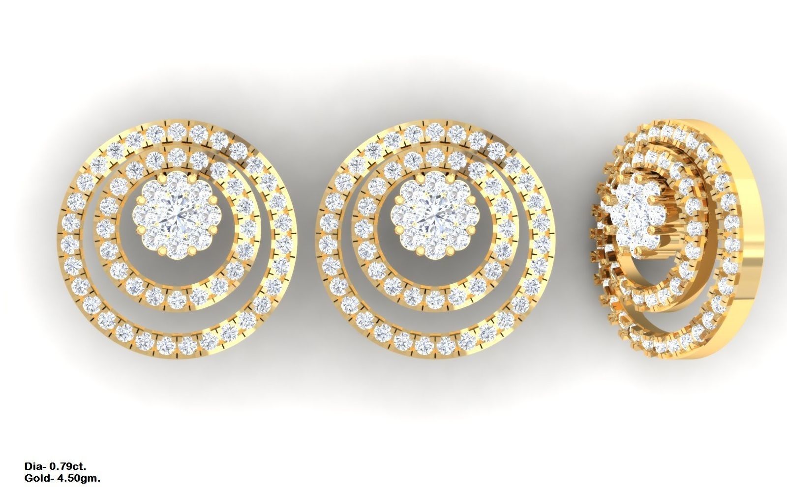 BULK-3DM-With Gems-RING 333 Files 3D print model_394