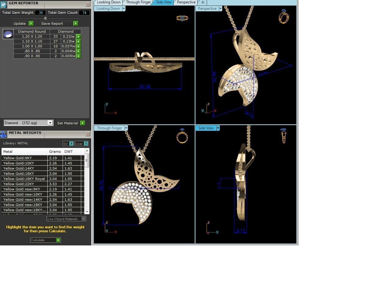 BULK-3DM-With Gems-RING 333 Files 3D print model_20