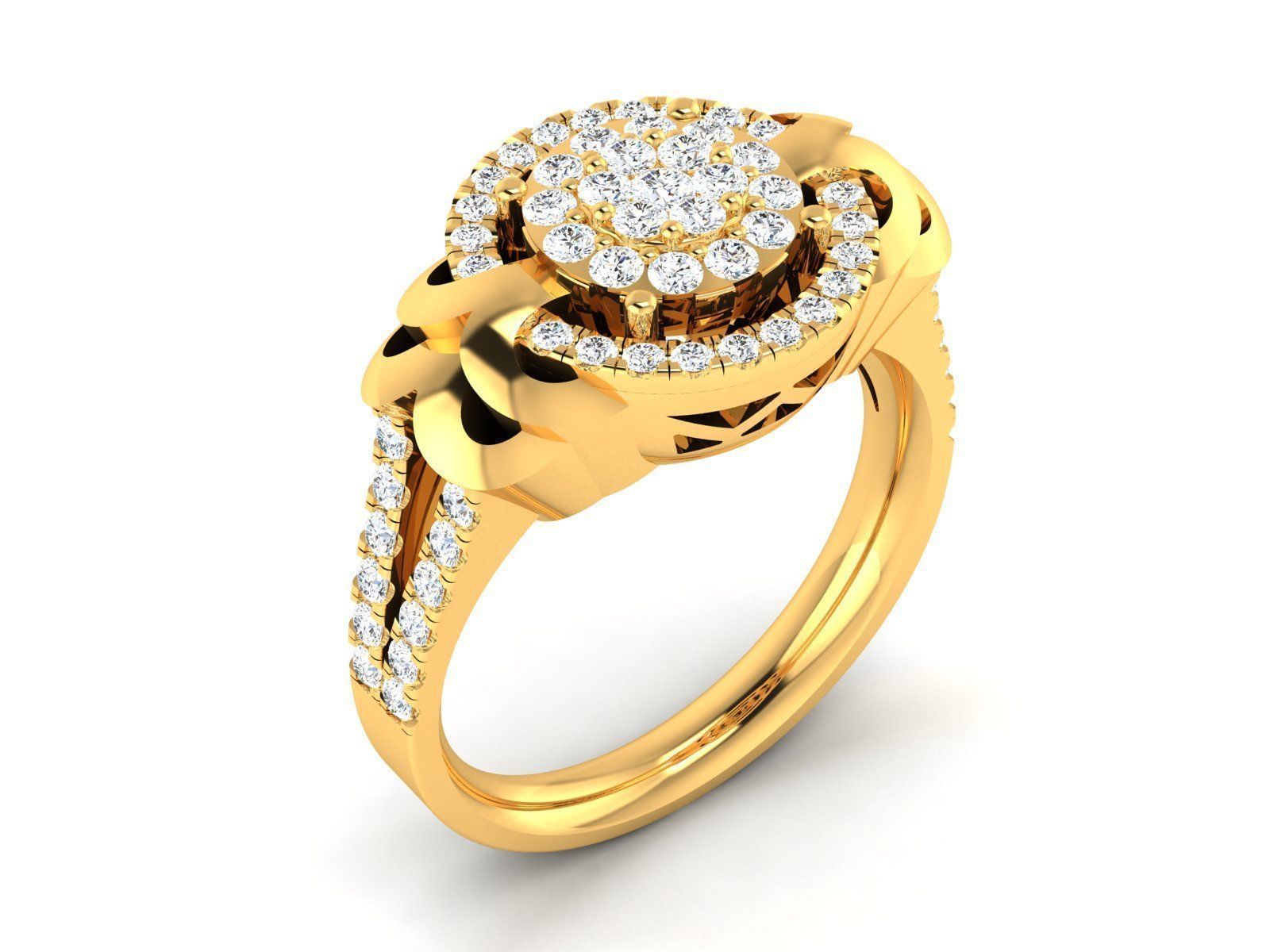 BULK-3DM-With Gems-RING 333 Files 3D print model_125