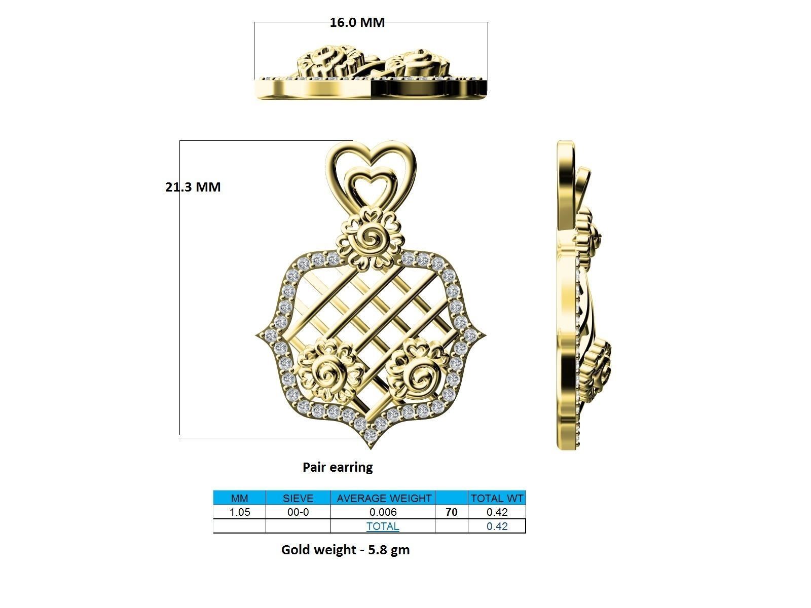 BULK-3DM-With Gems-RING 333 Files 3D print model_399