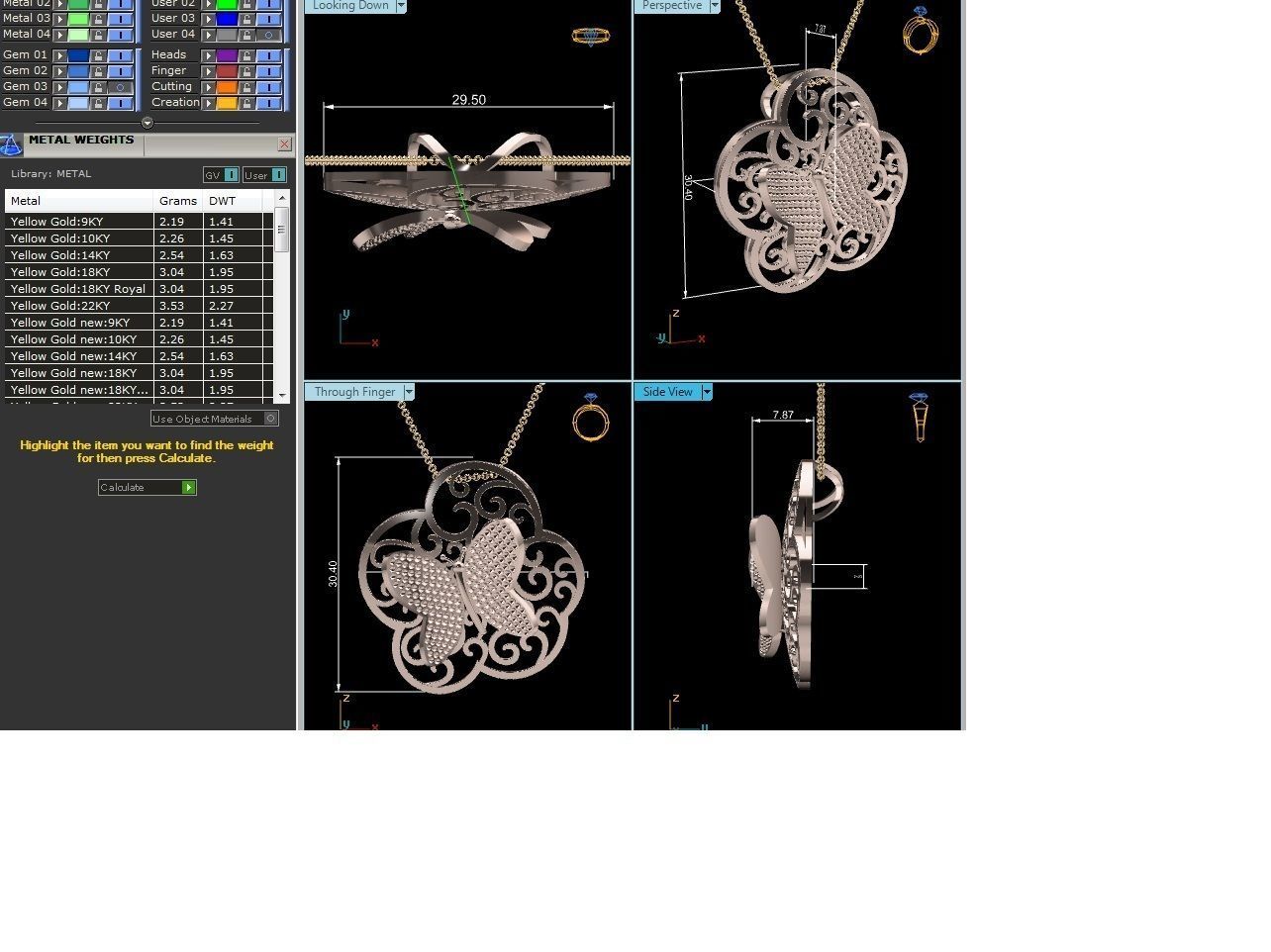 BULK-3DM-With Gems-RING 333 Files 3D print model_36