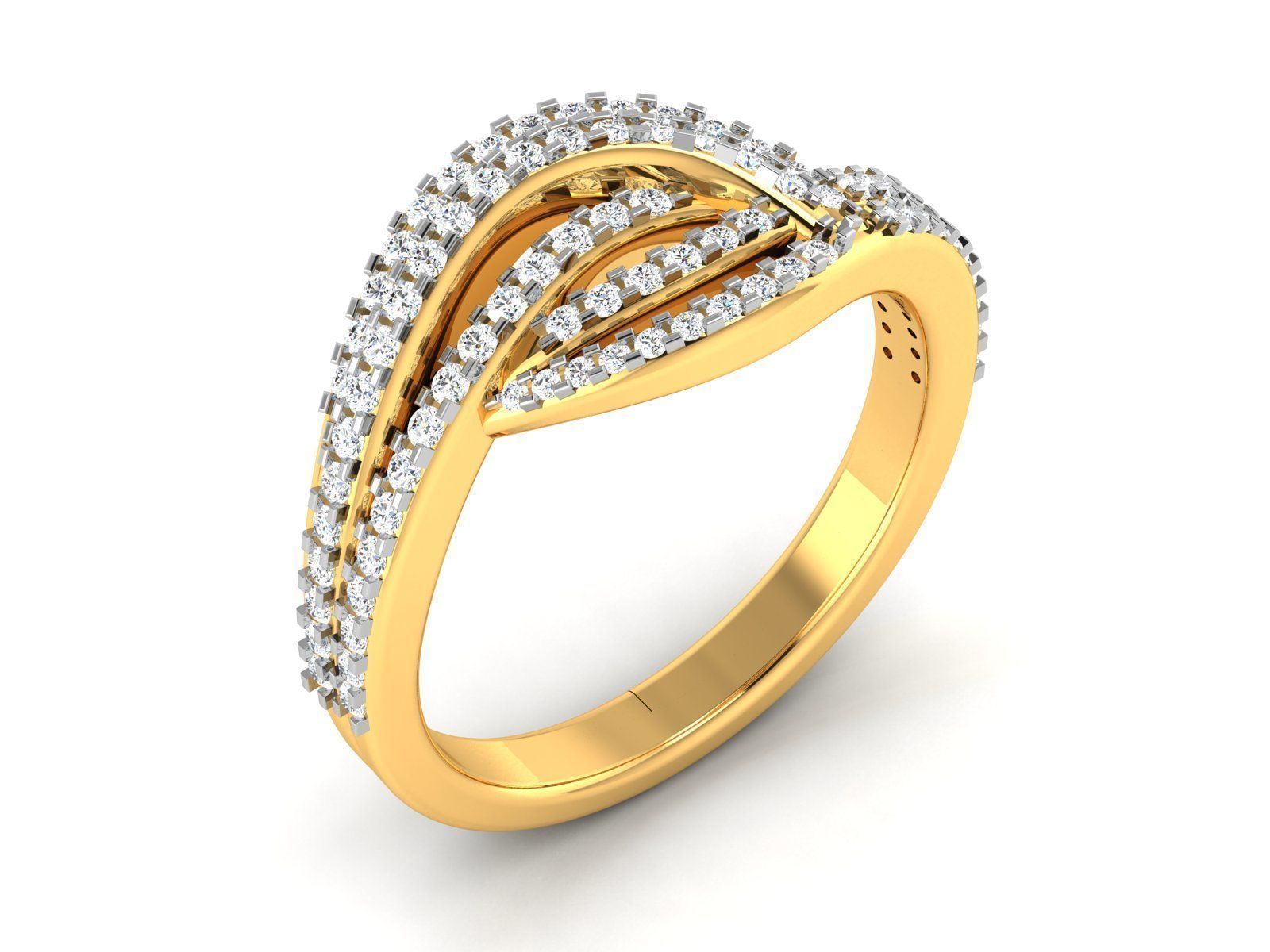 BULK-3DM-With Gems-RING 333 Files 3D print model_245