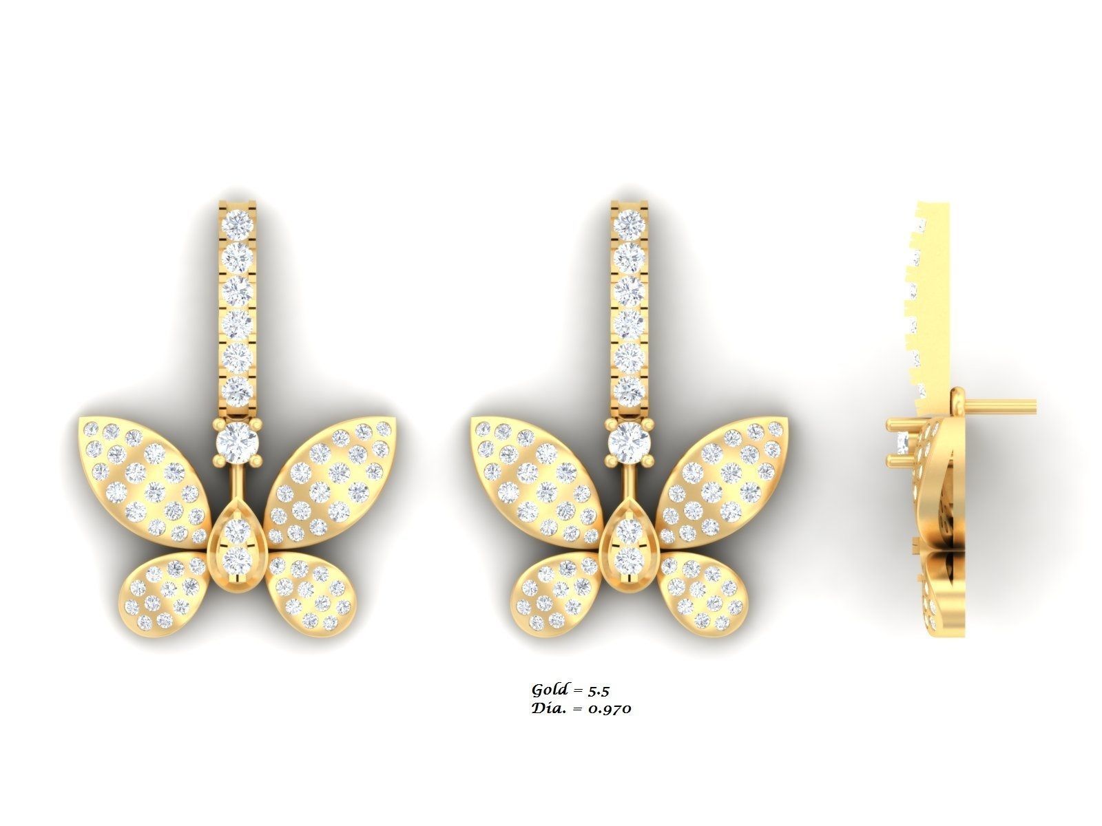 BULK-3DM-With Gems-RING 333 Files 3D print model_387