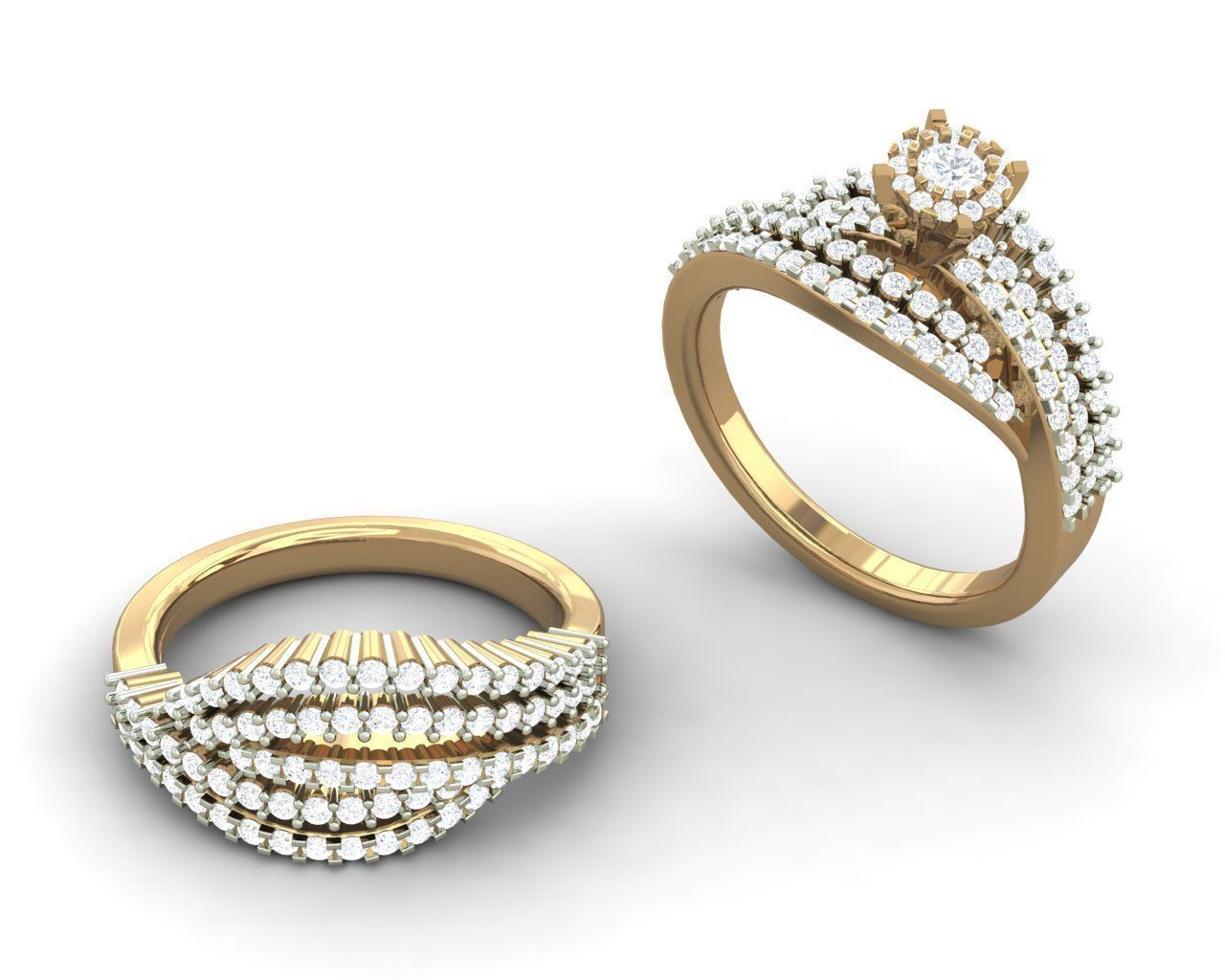 BULK-3DM-With Gems-RING 333 Files 3D print model_256