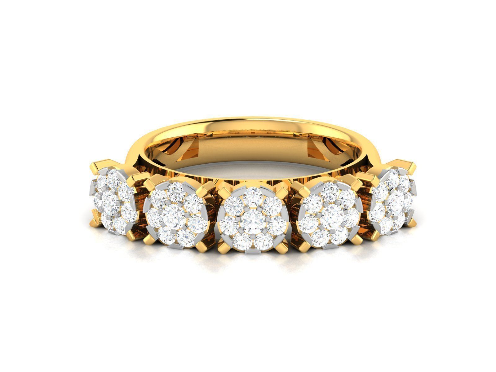 BULK-3DM-With Gems-RING 333 Files 3D print model_259