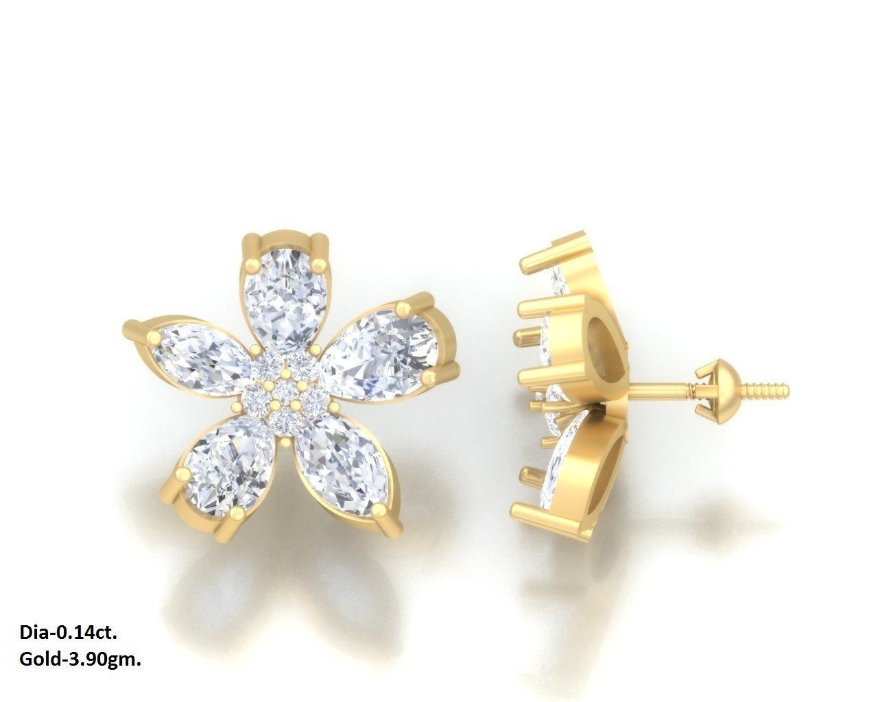 BULK-3DM-With Gems-RING 333 Files 3D print model_382