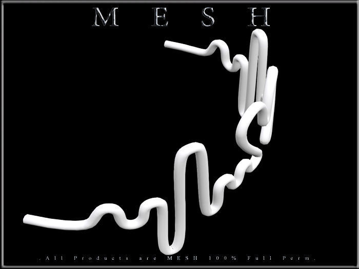 Love heart beat - Curved Low-poly 3D model_9