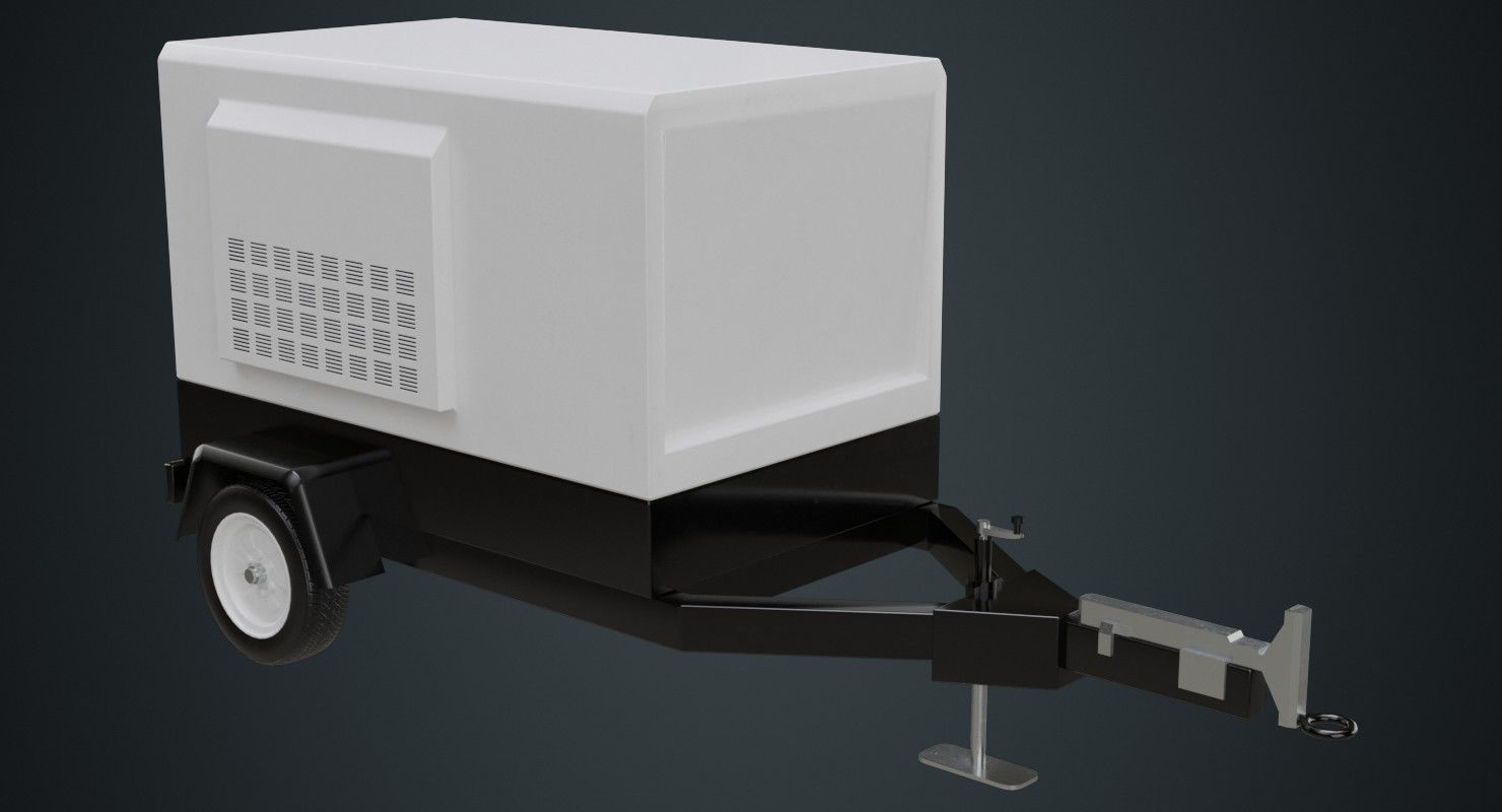 Generator 1A Low-poly 3D model_1