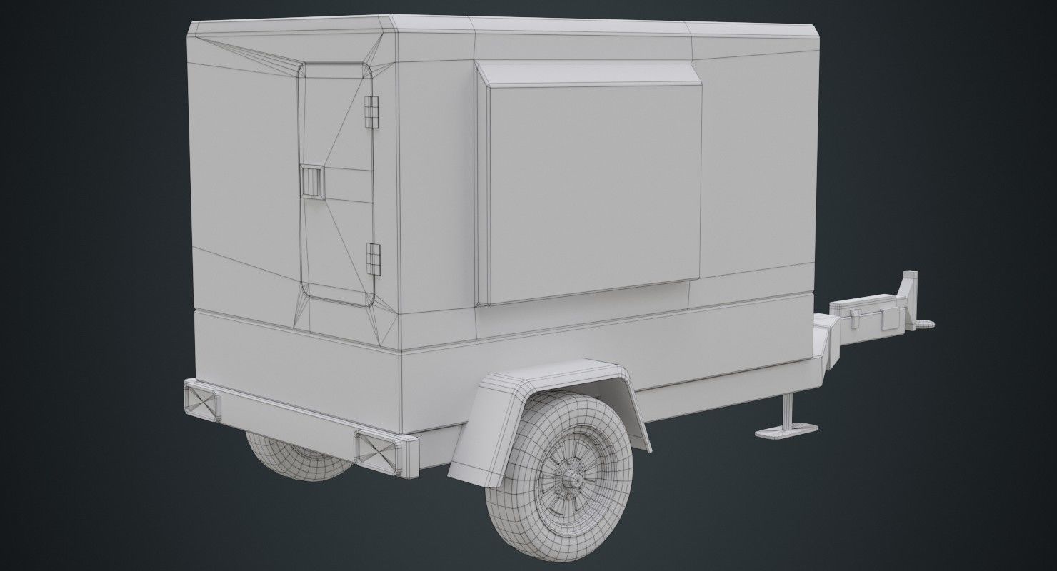 Generator 1A Low-poly 3D model_8