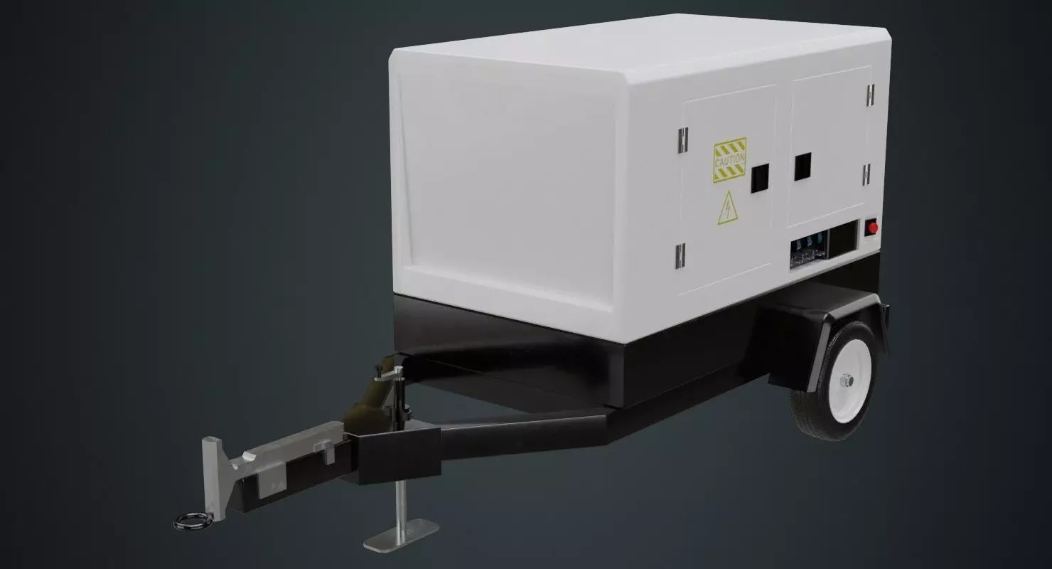 Generator 1A Low-poly 3D model_0