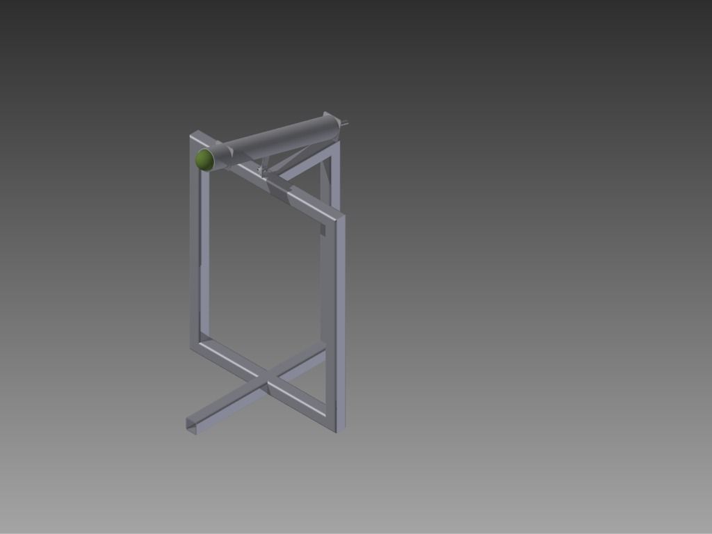 Lanador de Bolas Pnaumtico Free 3D model