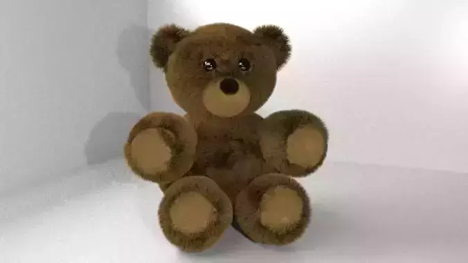 Brown Stuffed Fluffy Teddy Bear
