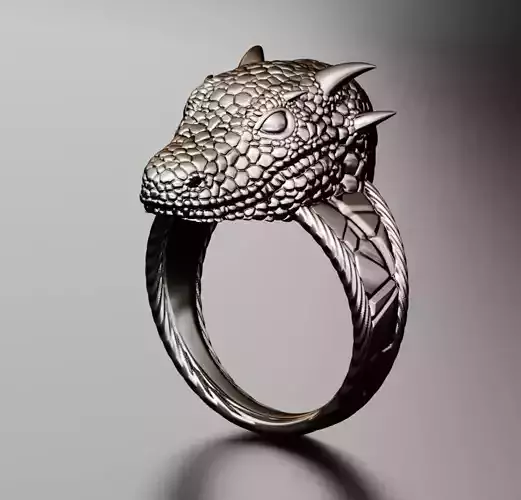 Head Dragon Ring