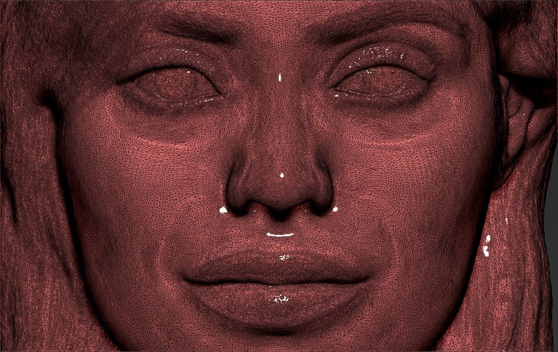 Kylie Jenner bust 3D printing stl obj formats 3D print model_24