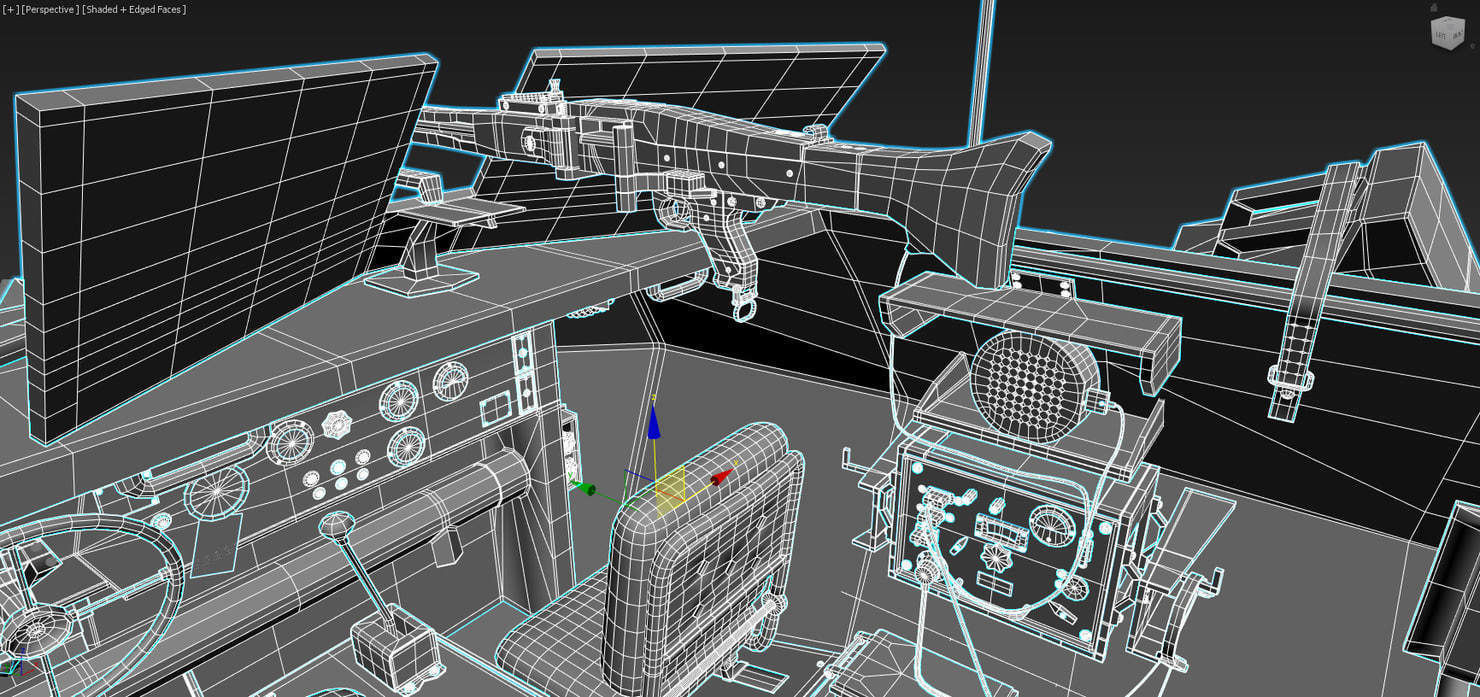 ww2 sdkfz 251 HighPoly  transport Vehicle  3D model_12