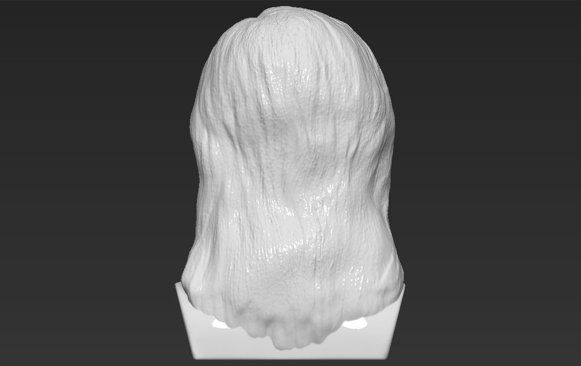 Kylie Jenner bust ready for full color 3D printing 3D print model_33