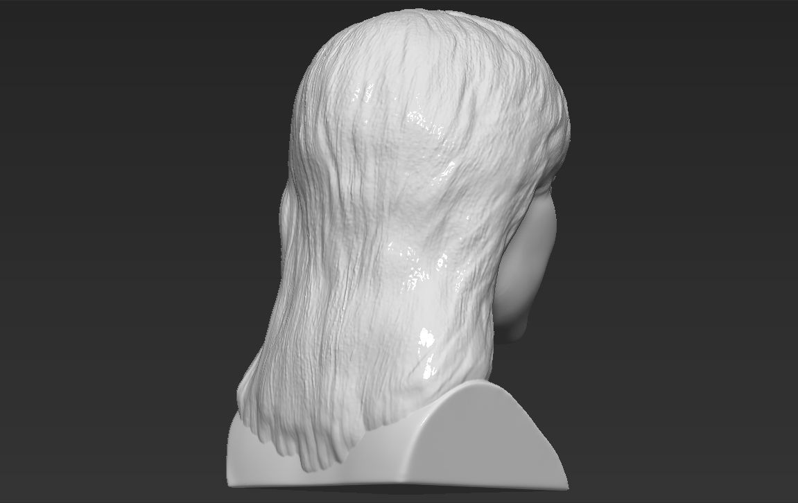 Kylie Jenner bust ready for full color 3D printing 3D print model_28