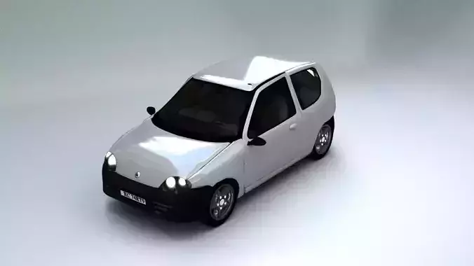 fiat 600 seicento 3D model