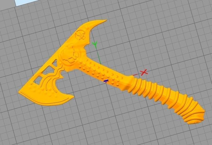 viking axe 3D print model