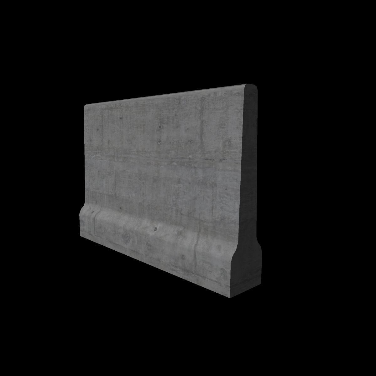 Road Block Package Low-poly 3D model_11