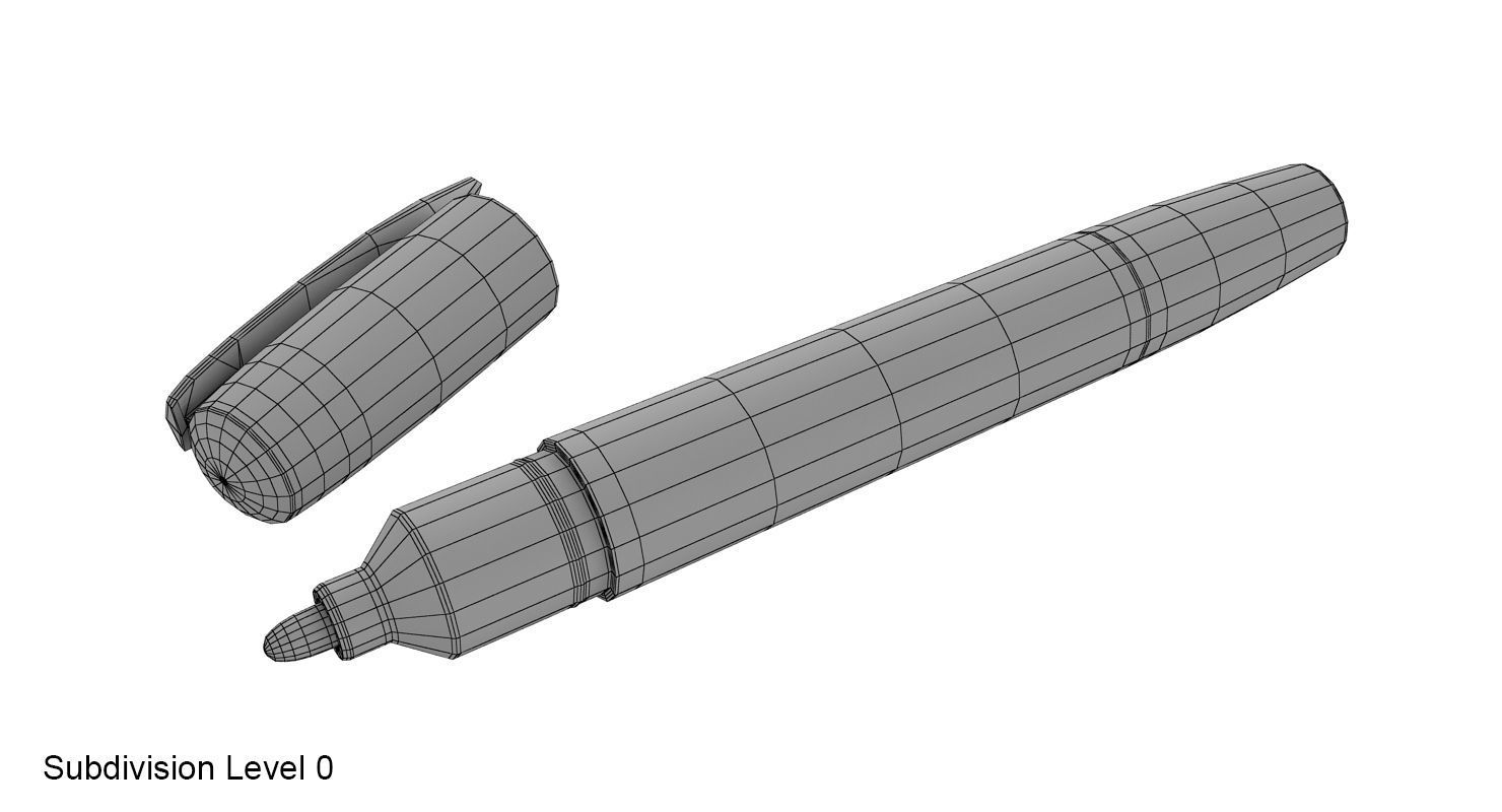 Marker 3D model_12