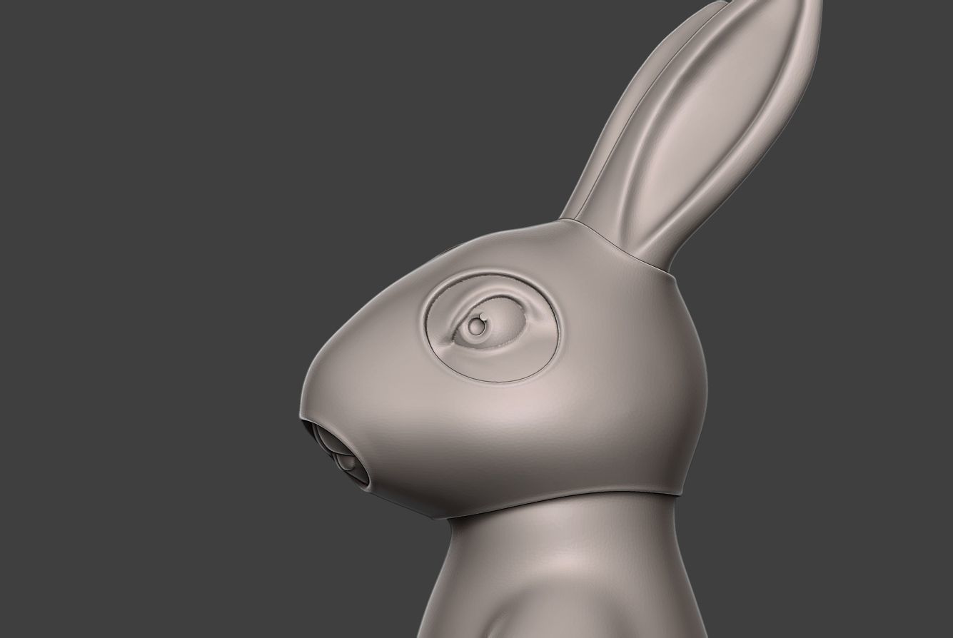 Hare 3 rabbit 3D print model_6