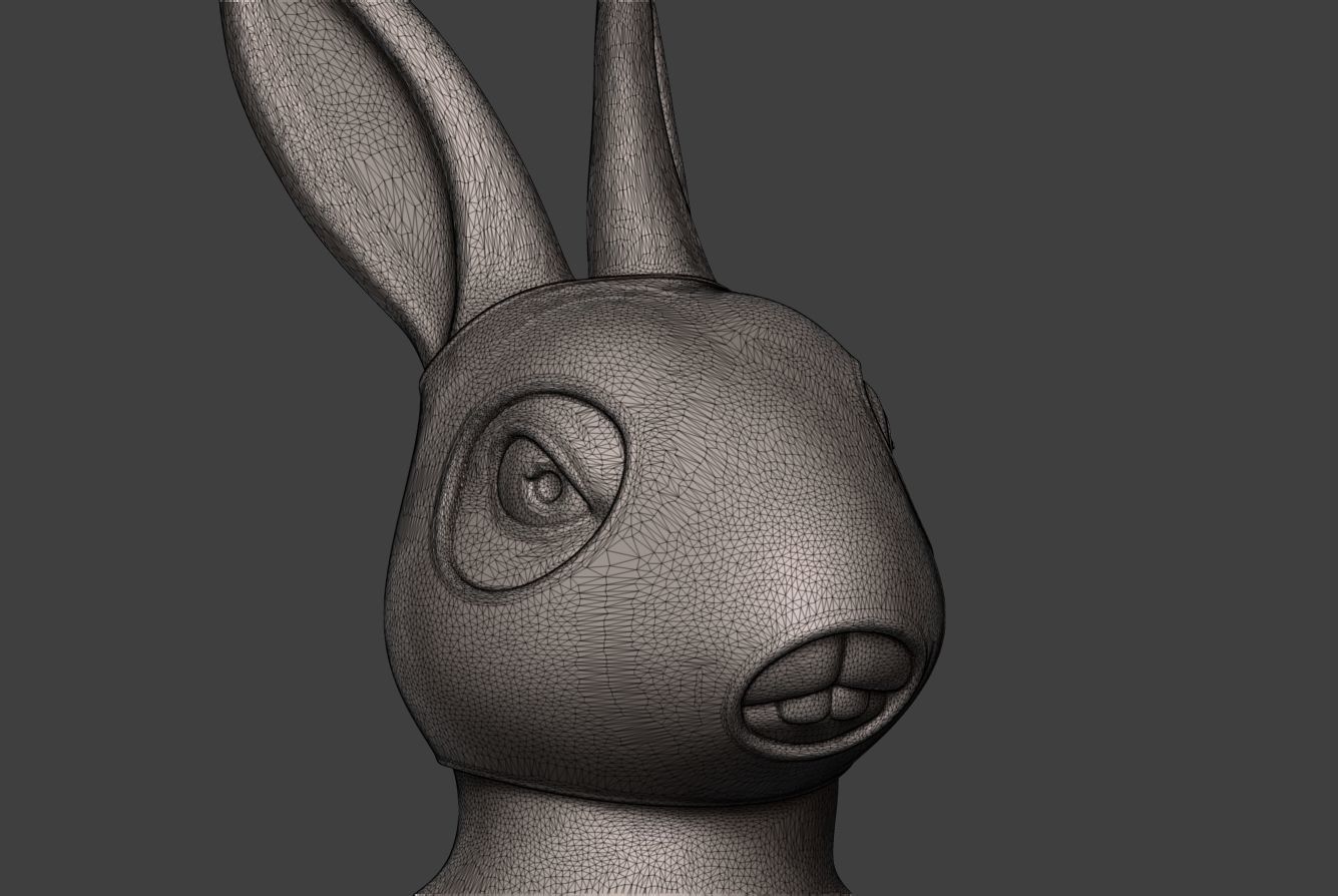 Hare 3 rabbit 3D print model_7