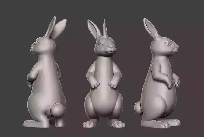 Hare 4 rabbit 3D print model