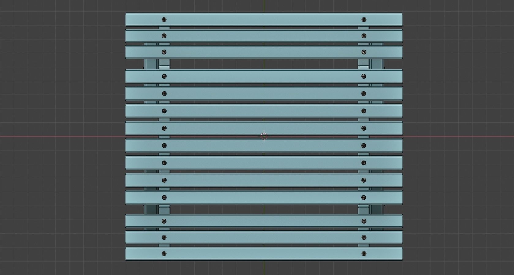 Red Old Wooden Picnic Table Low-Poly PBR Game Ready 3D Model Low-poly 3D model_18