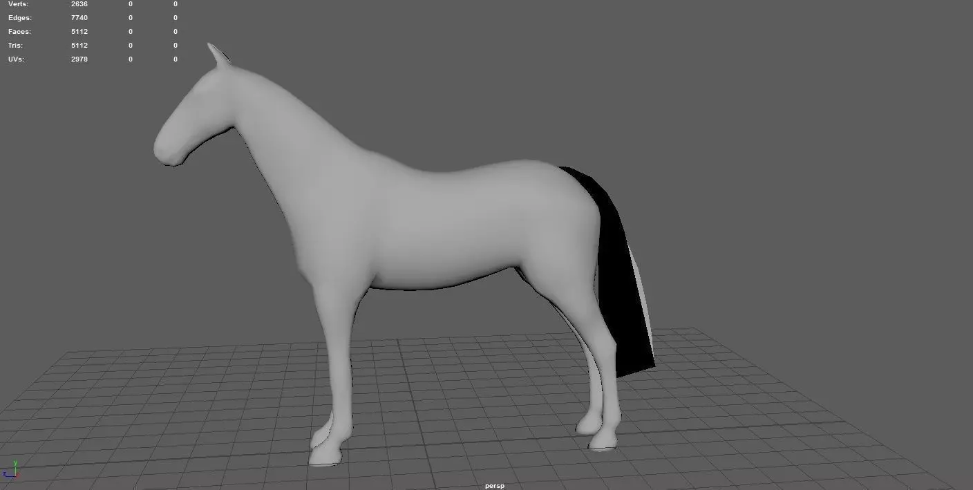 Horse Free low-poly 3D model
