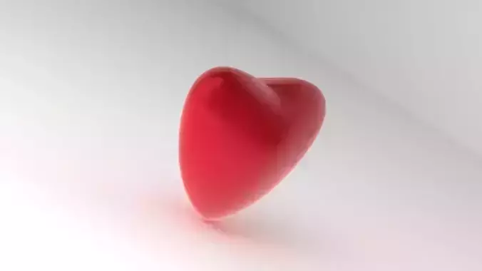 red heart gift 