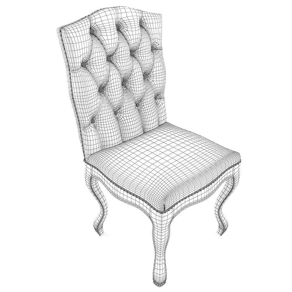 Jolie dinning chair 3D model_2