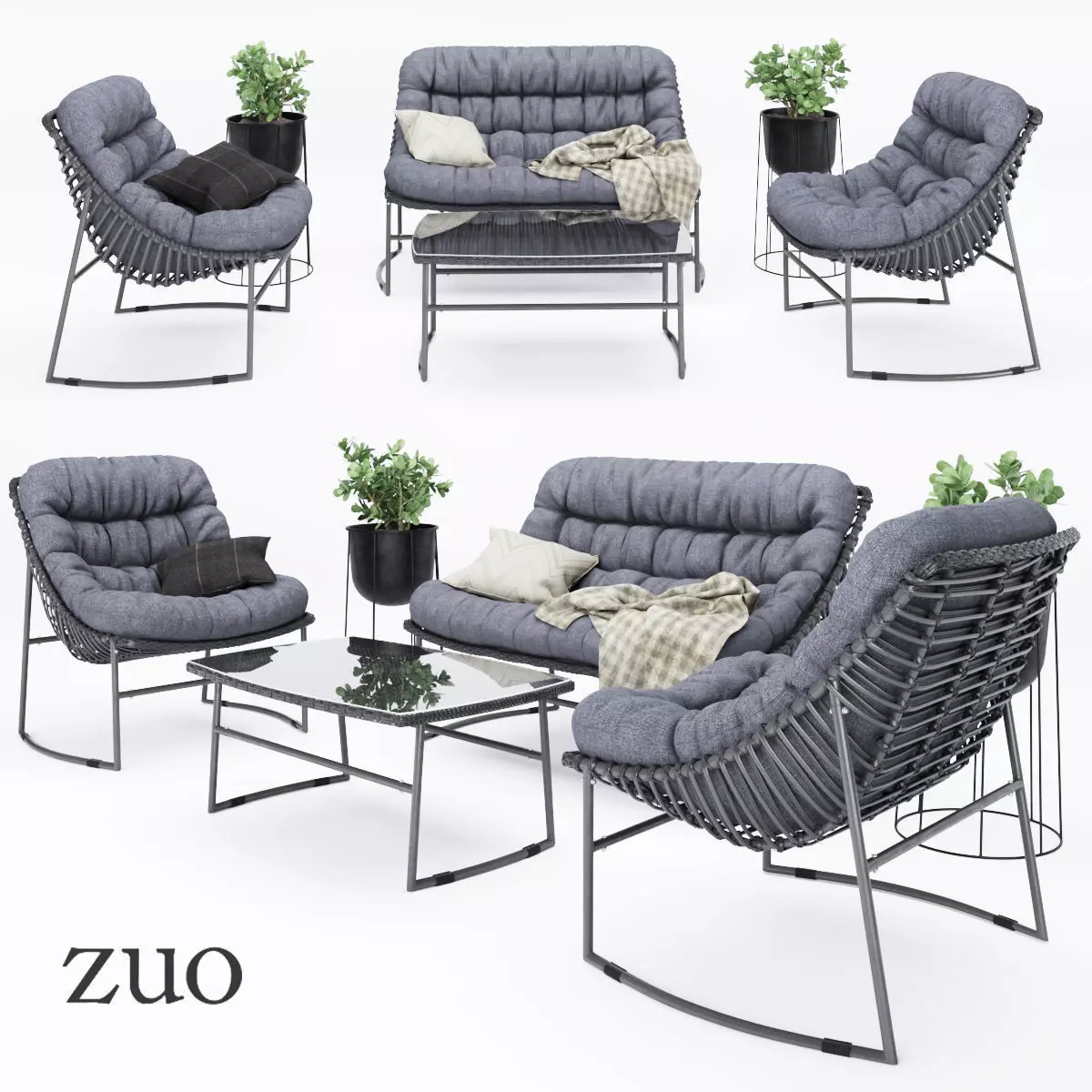ZUO outdoor furniture 3D model