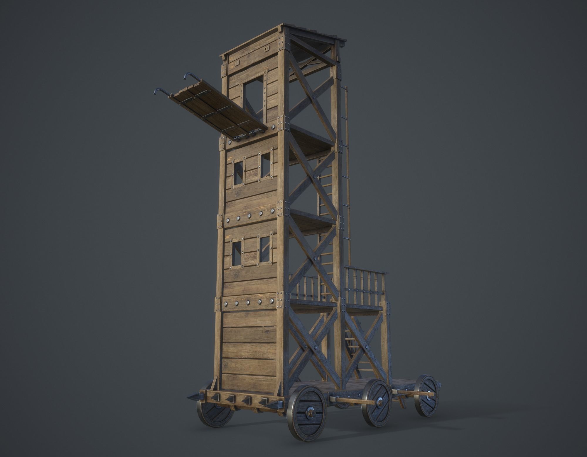 Medieval Collection Low-poly 3D model_24