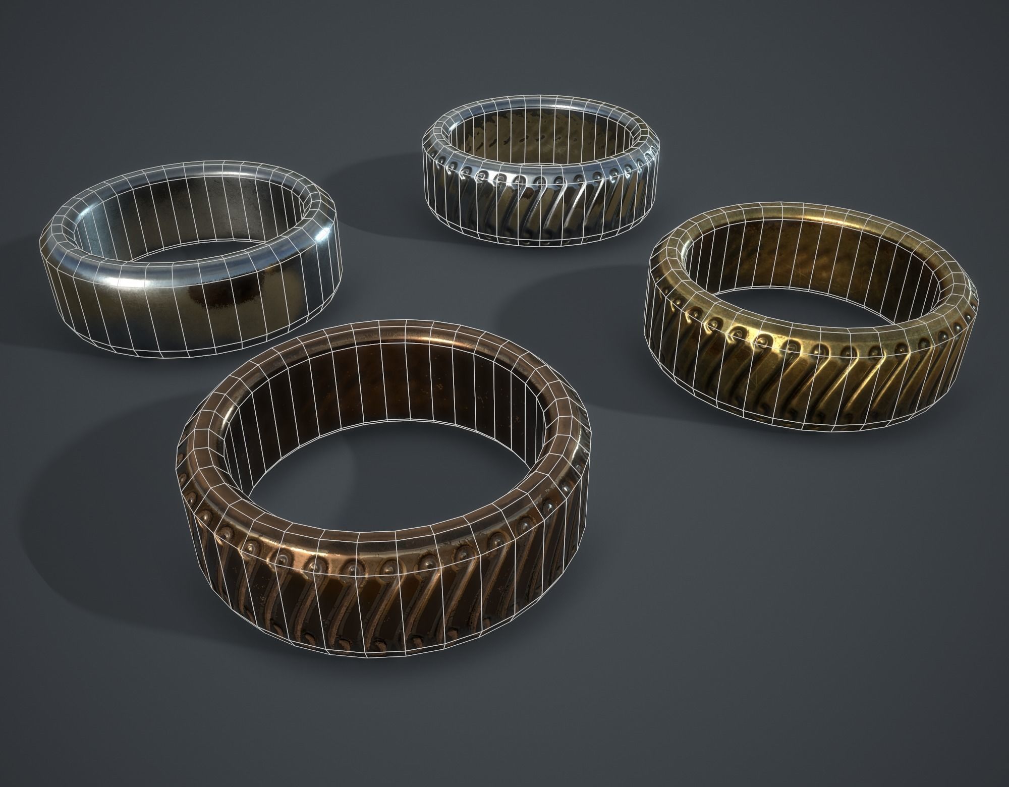 Medieval Collection Low-poly 3D model_217