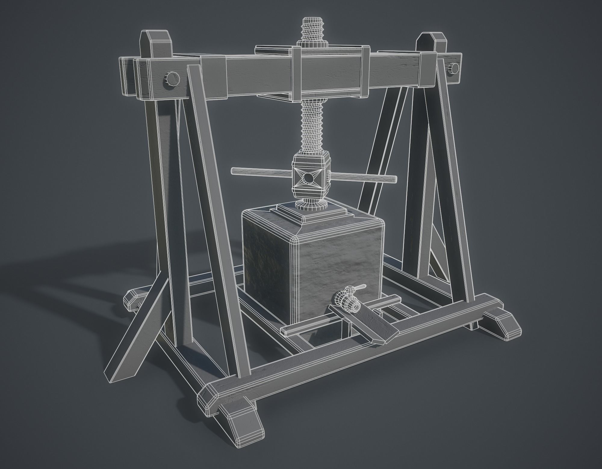 Medieval Collection Low-poly 3D model_235