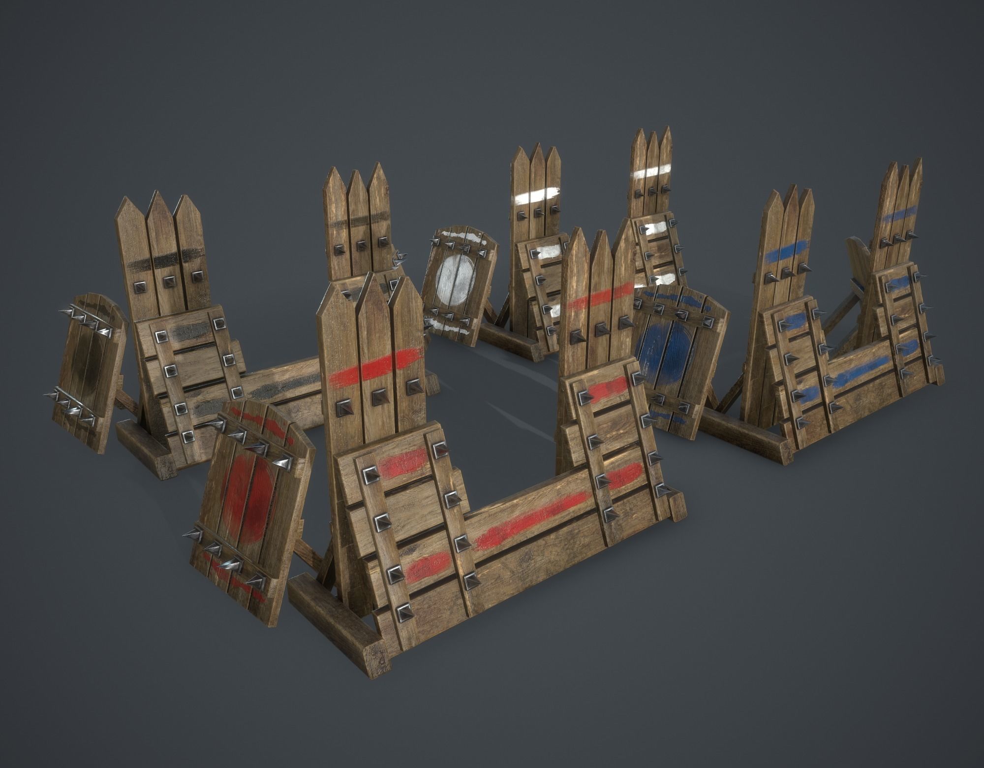 Medieval Collection Low-poly 3D model_66