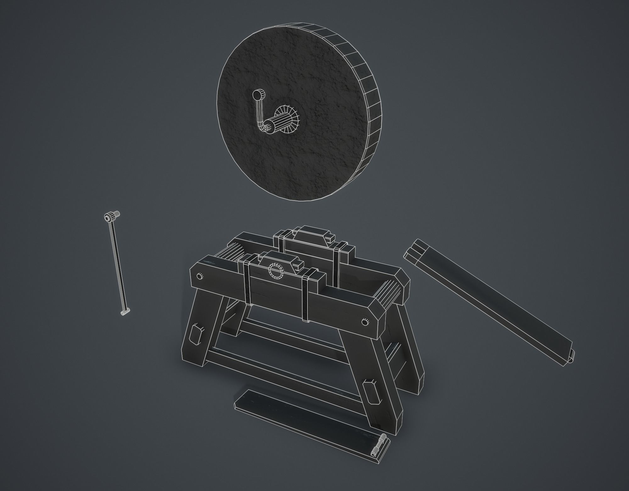 Medieval Collection Low-poly 3D model_87