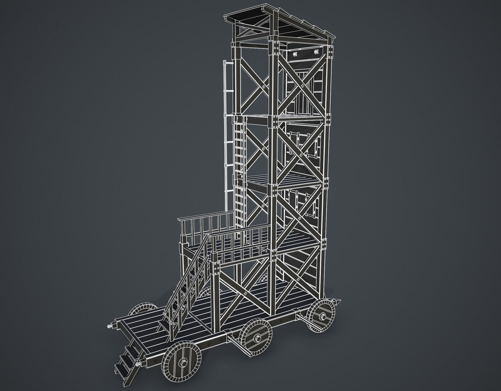 Medieval Collection Low-poly 3D model_25