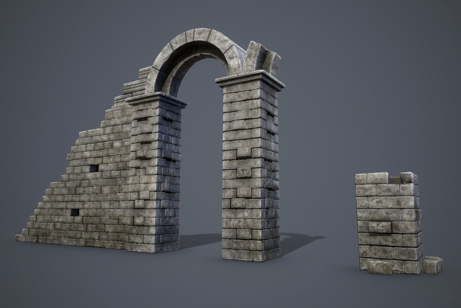 Medieval Collection Low-poly 3D model_13
