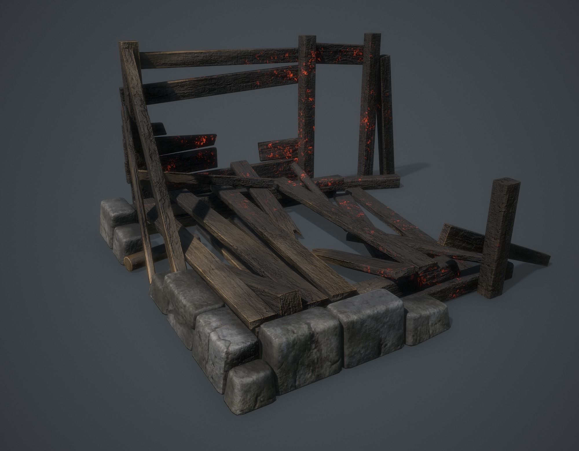 Medieval Collection Low-poly 3D model_35