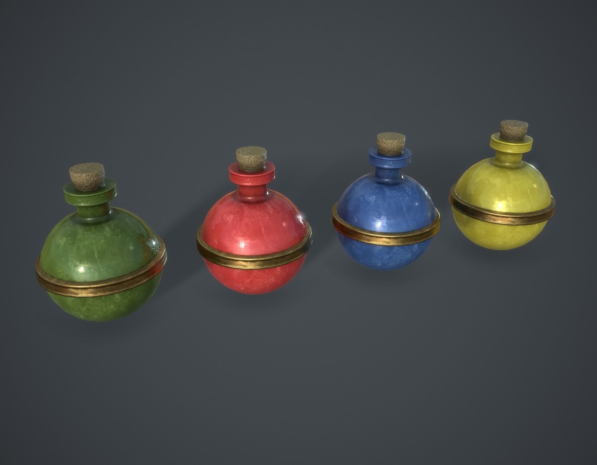 Medieval Collection Low-poly 3D model_37