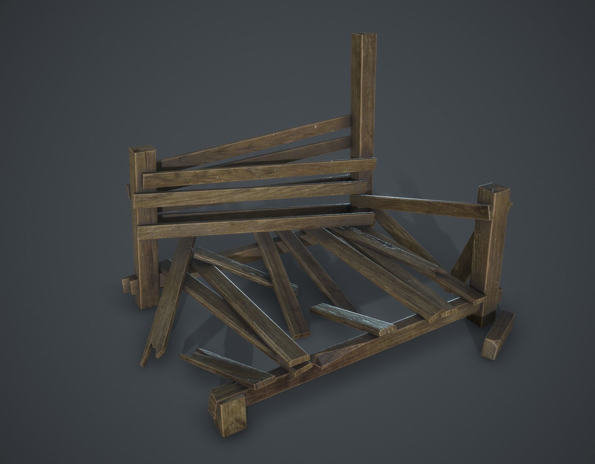 Medieval Collection Low-poly 3D model_31
