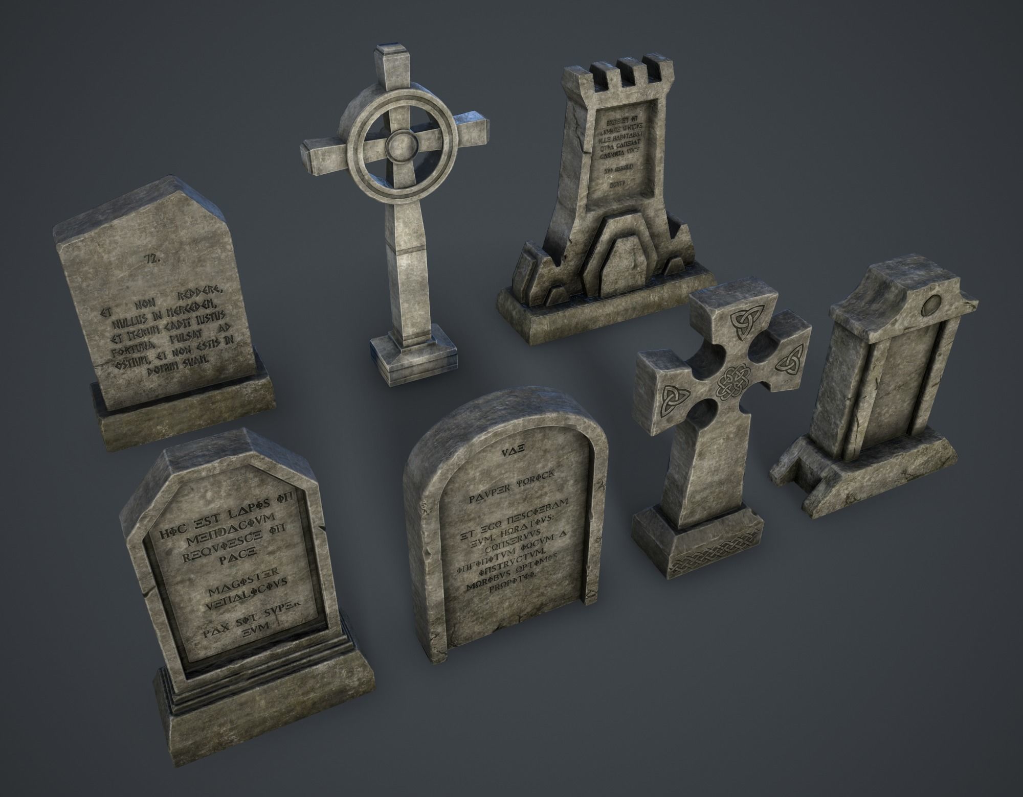 Medieval Collection Low-poly 3D model_246